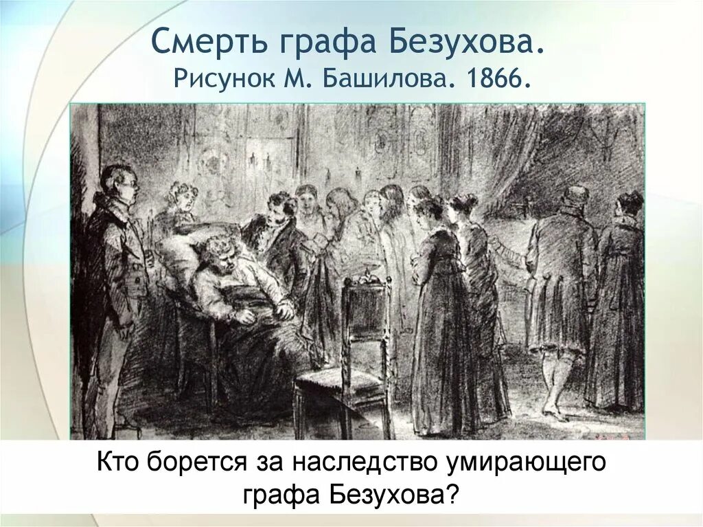 Портфель безухова. Смерть Безухова. Башилов смерть графа Безухова.