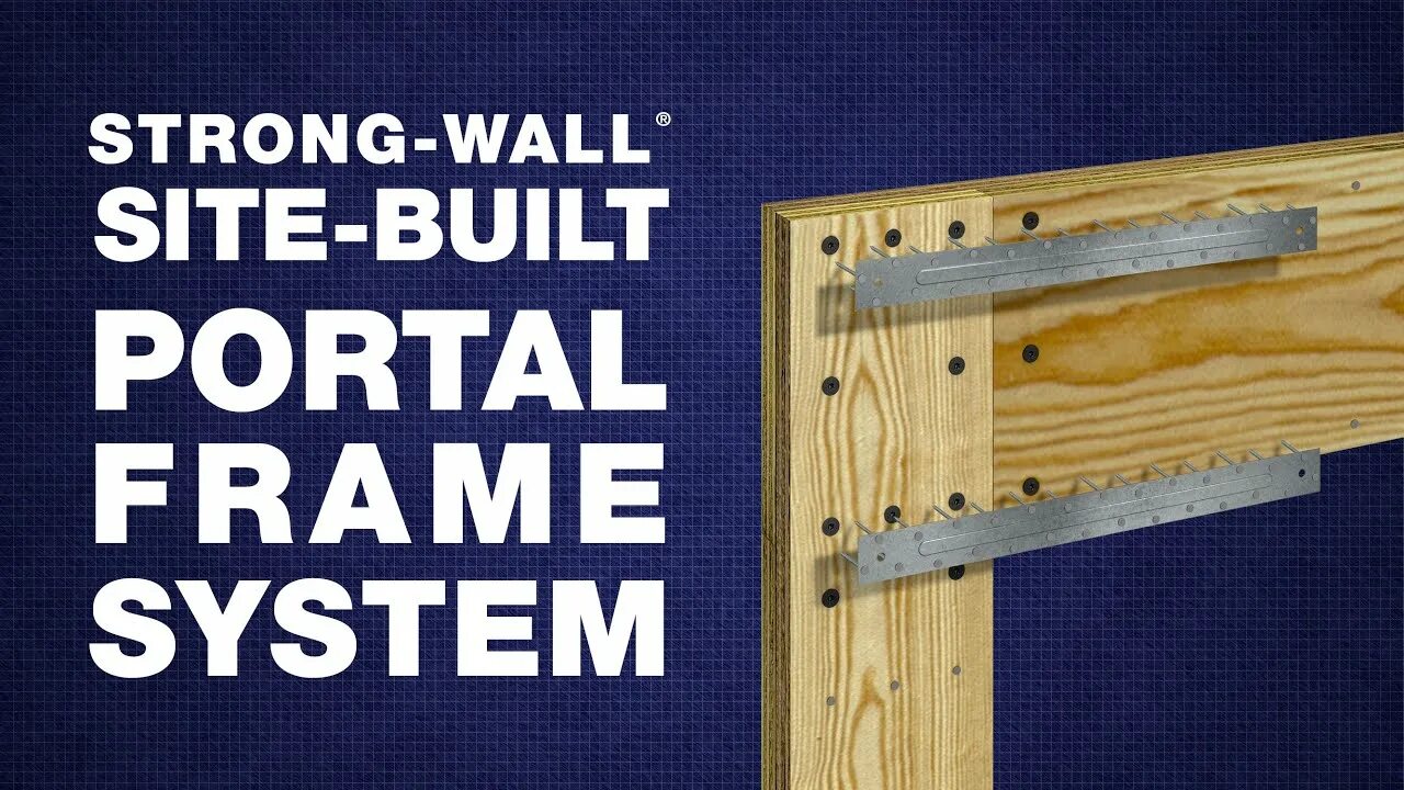 Portal frame. Portal frame