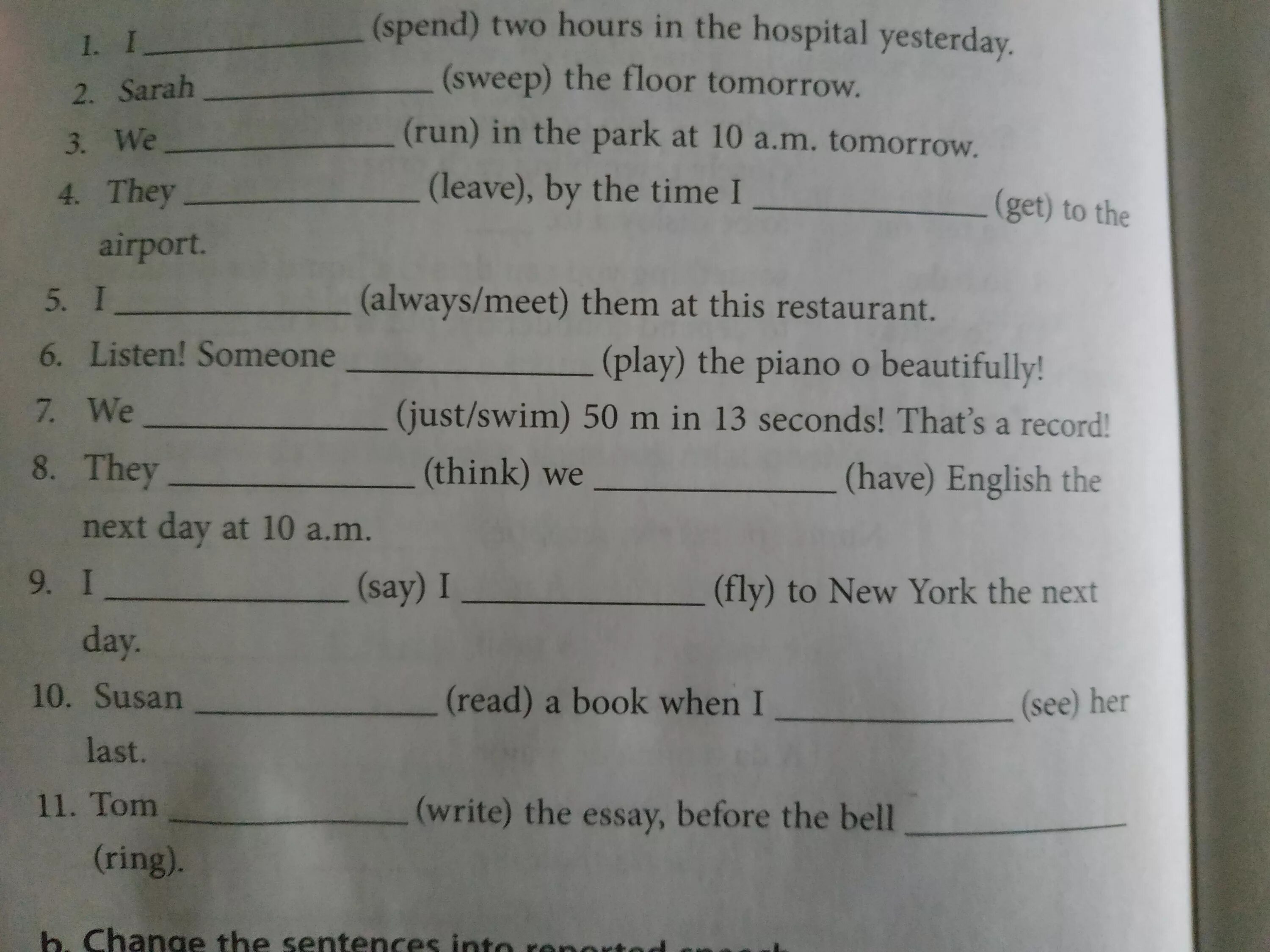 Future in the past упражнения. Open the Brackets. Present simple or past simple open the Brackets using the correct Tense. Open the Brackets using present simple ответы.