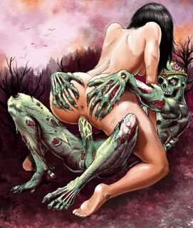 Nude Female Zombie.