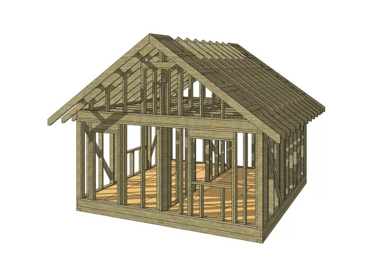 Каркасный дом 6 6 материалы. Каркасный дом модель скетчап. Каркасный дом 6х6 каркас. Каркасный дом 6х6 одноэтажный. Каркасный домик 6х6.