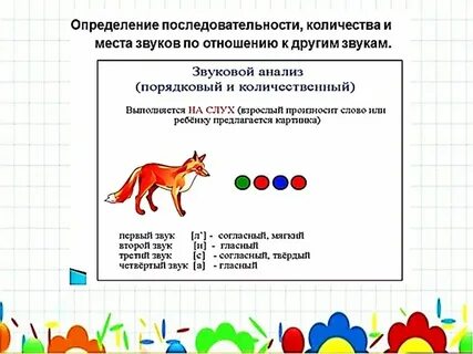 Лиса сколько звуков