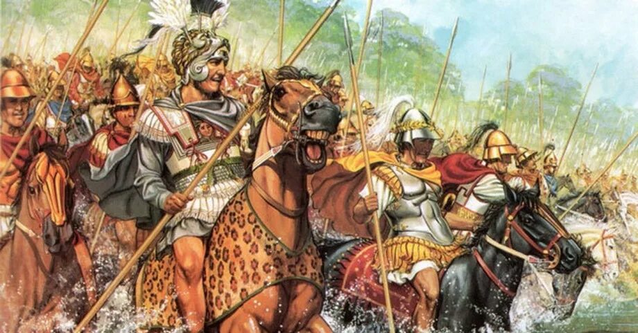 Завоевание средней Азии Александром Македонским. После победы над македонией римляне