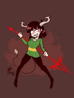 Чара facing demon