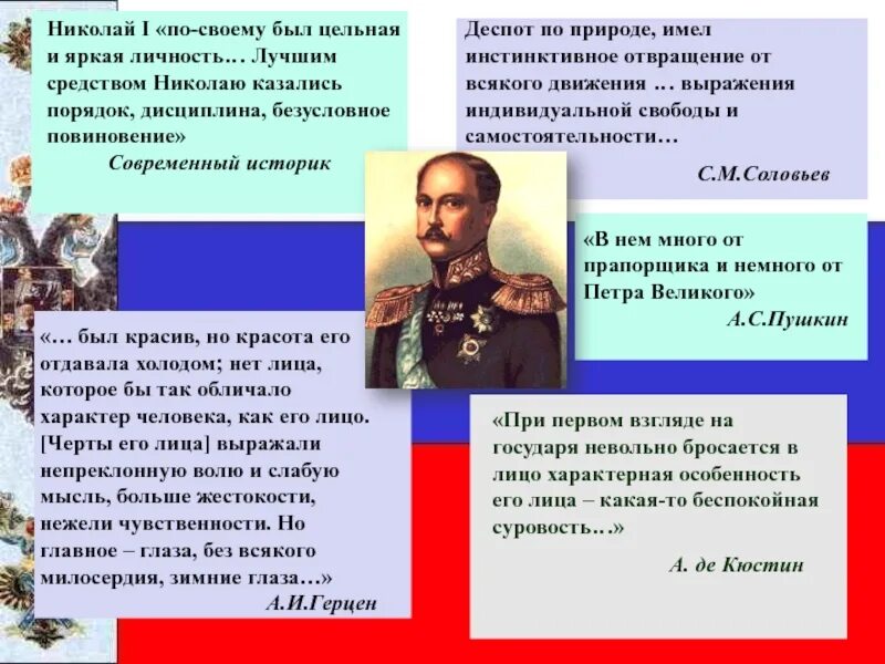 Самостоятельная работа по николаю 1