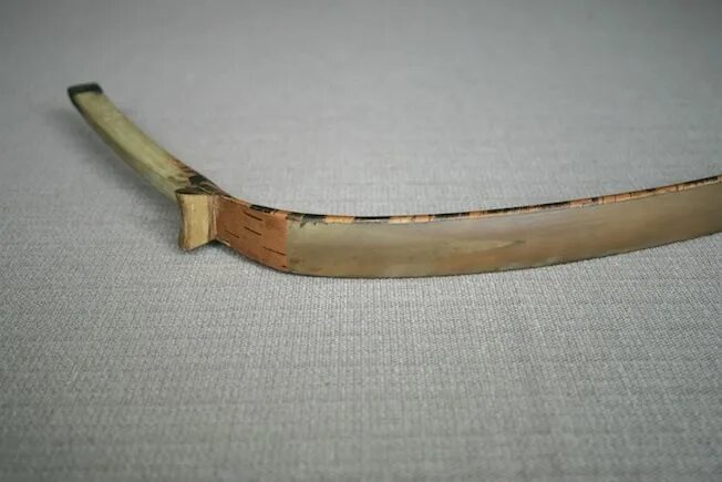 Bow making. How to replace the horn plate of a composite bow.