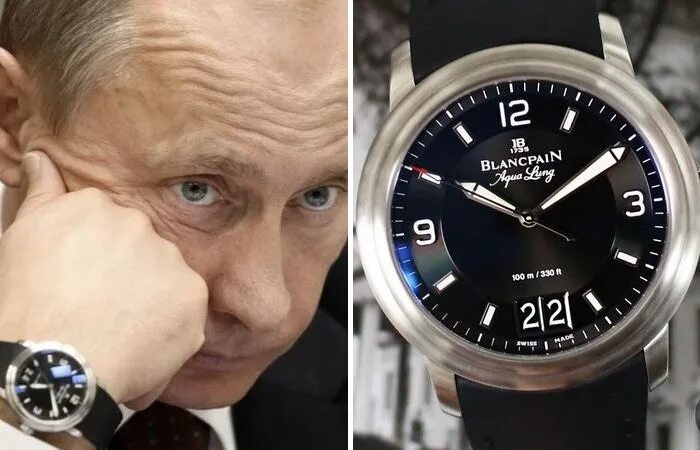Какие часы носит президент путин?