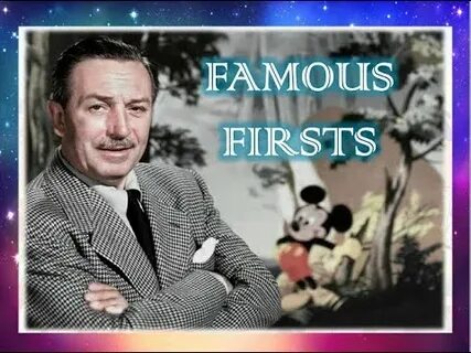 Famous firsts