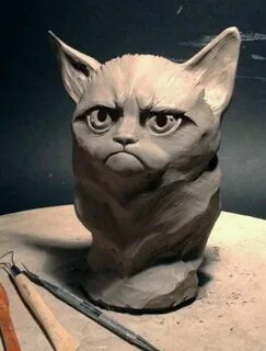Скульптурный кот