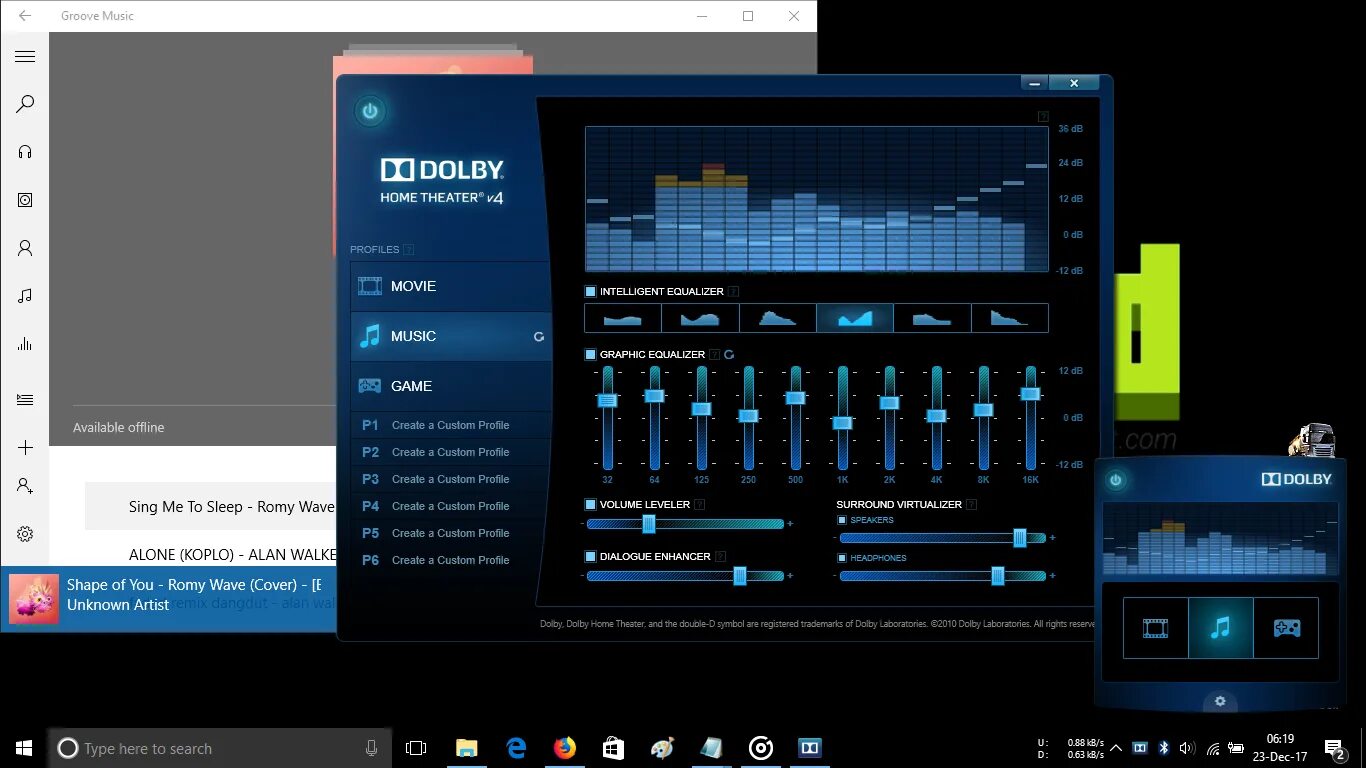 Windows 10 как установить dolby. Dolby home theater. эквалайзер долби атмос. dolby-home-theater-4. dolby home theater v4.
