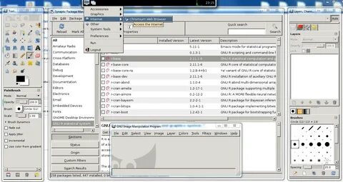 Запущенные программы linux