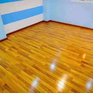 Чтобы ламинат блестел