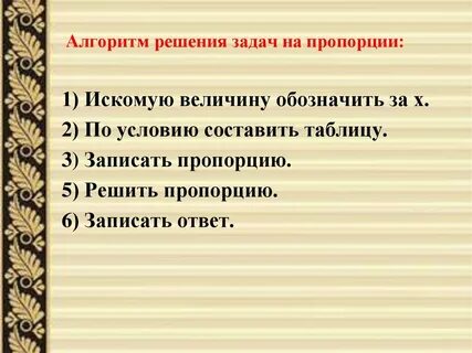 Записи пропорции