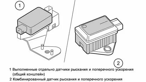 Датчик продольное поперечное ускорение