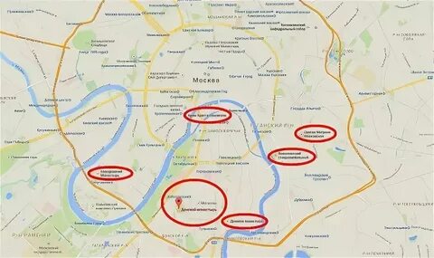 Матрона московская в москве карта
