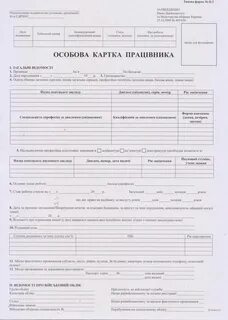 Бланк формы п 2
