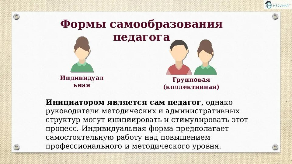 Функции и формы самообразования. Формы самообразования педагога. самообразование и повышение квалификации. понятие компетенции педагога, самообразование. факторы препятствующие самообразованию учителя.