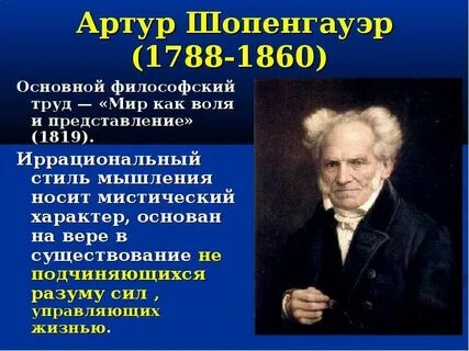 Шопенгауэр биография кратко
