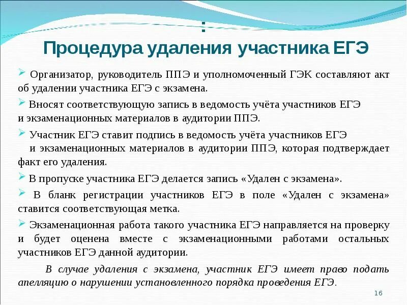 Что должны получить от руководителя ппэ организаторы