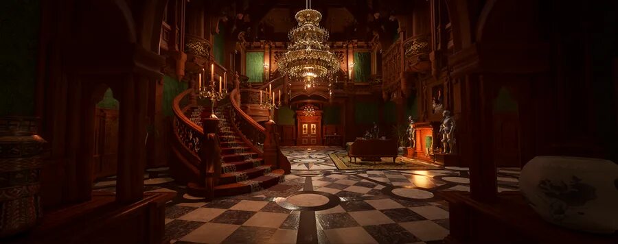 Замок Димитреску главный зал. Замок Димитреску Resident Evil. Resident Evil 1 Холл. Зал в замке оборотня.