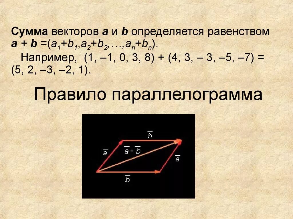 Закон суммы векторов. Правило параллелограмма. Правило параллелограмма векторы. Сумма векторов параллелограмма. Векторы по правилу параллелограмма.