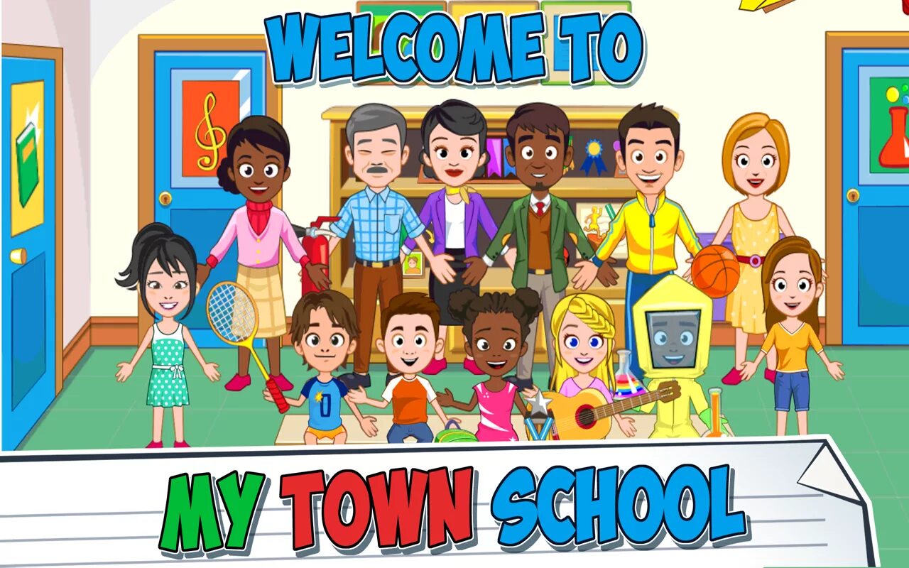 Игры город школа. Игра my Town школы. Май Таун школа. Город школа игра. School школа APK.