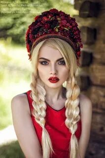 Кокошник с косами