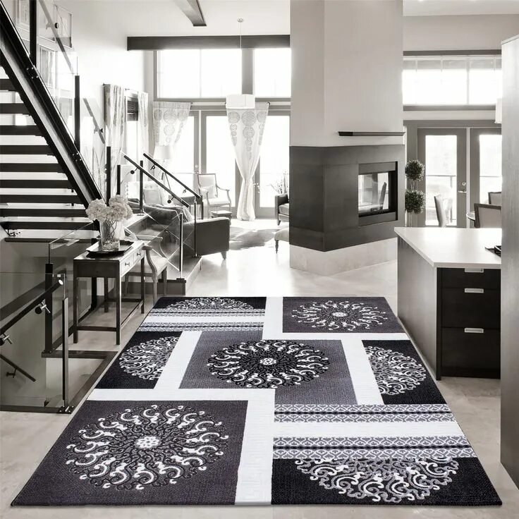 Black area. Rug Home Steel 40х80. Ковры в интерьере гостиной. Ковер геометрия. Офисный стиль ковры.