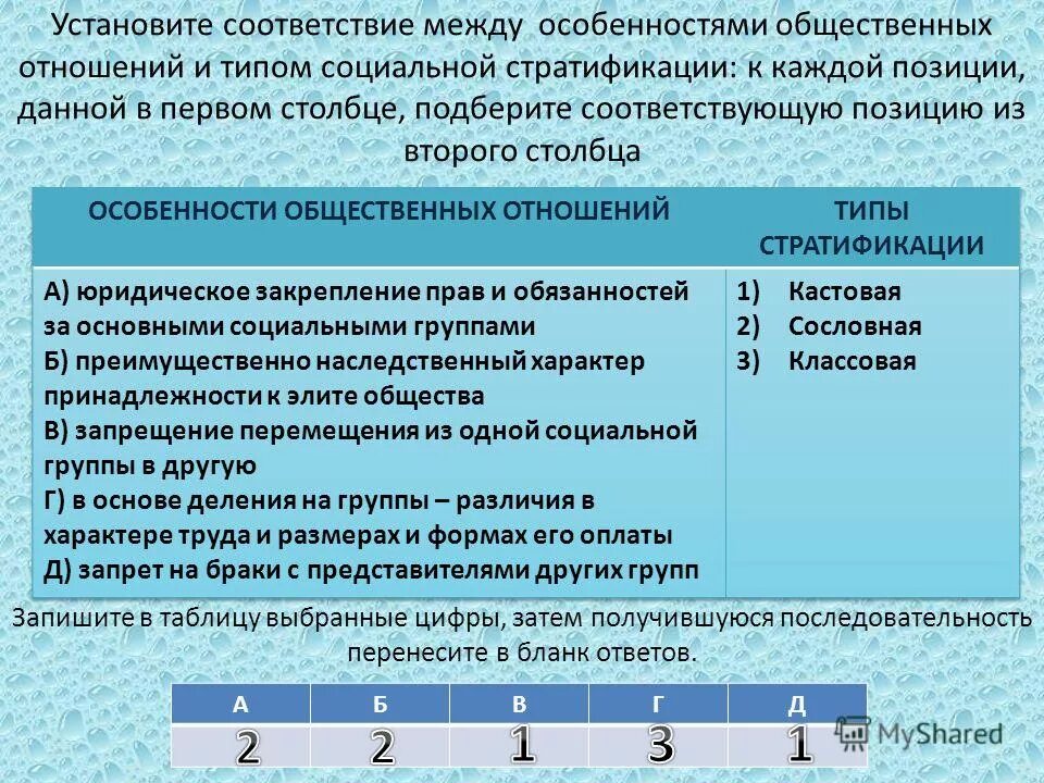 Соответствие между видами налогов. Установите соответствие между особенностями. Установите соответствие между.типами социальной стратификации.