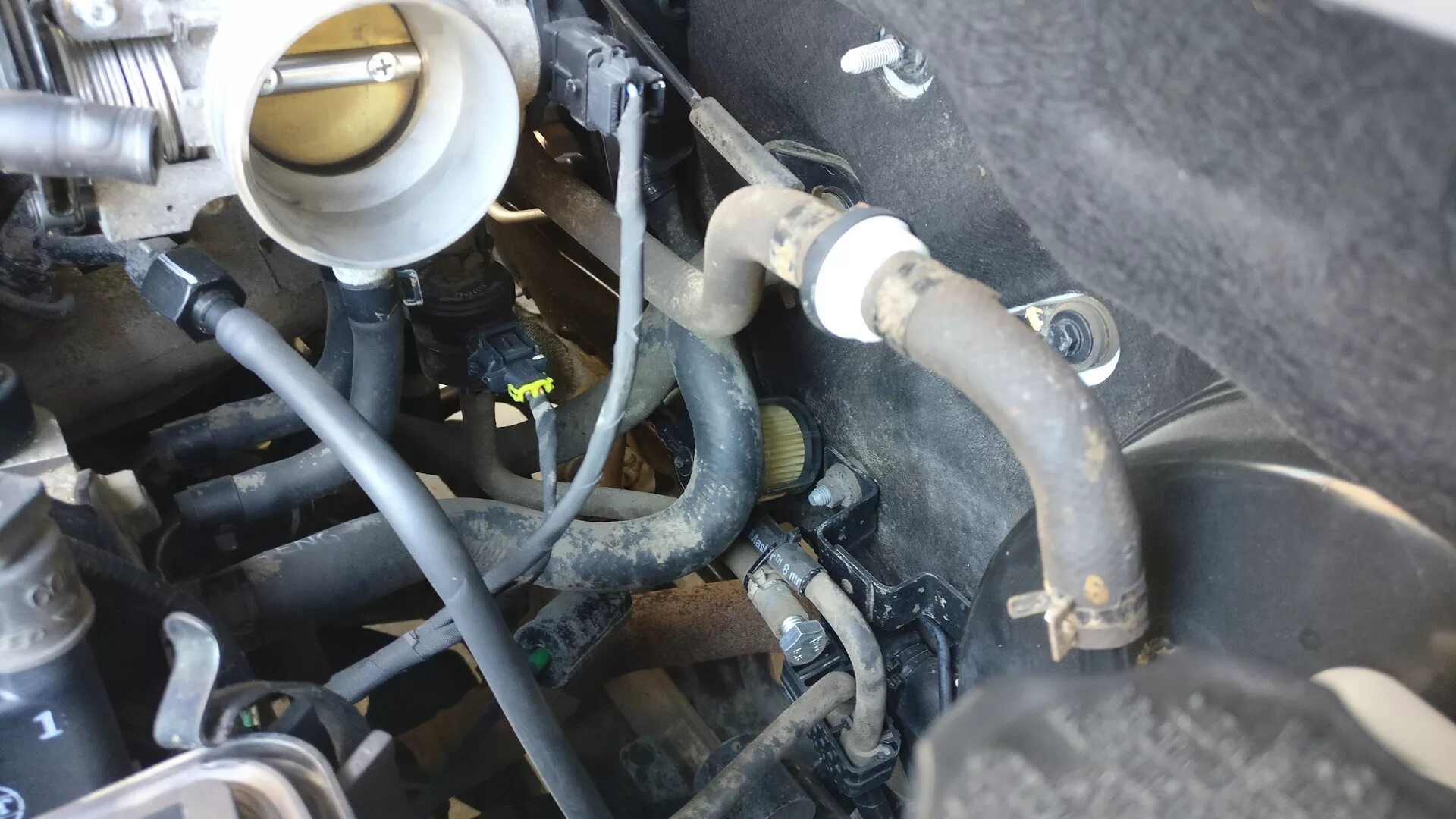Заменил клапан продувки адсорбера - Ford Focus II Wagon, 1,8 л, 2007 года своими