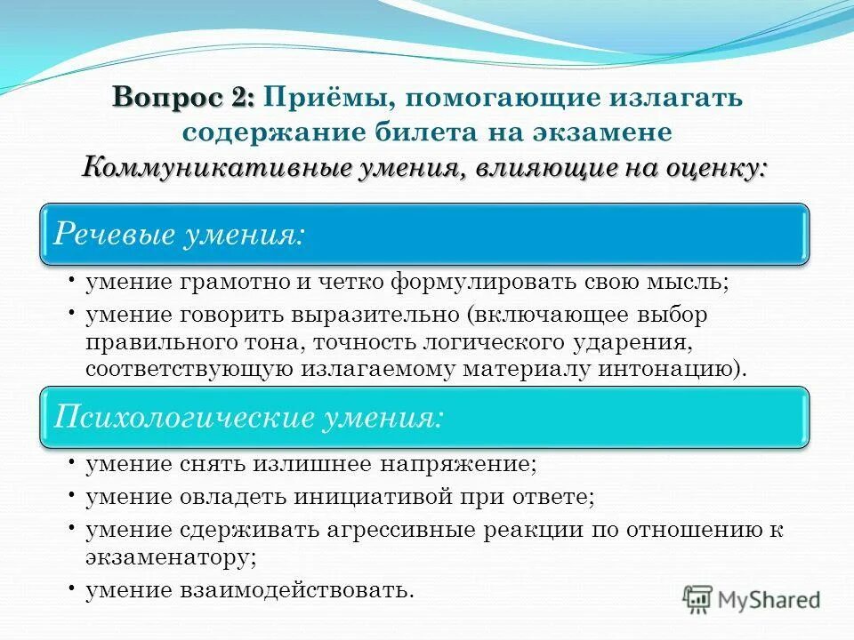 Вопросы на тему экзаменов. Вопросы на тему экзаменов