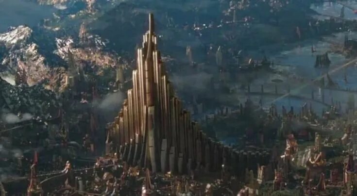 Асгард дачная ул 11а фото ArtStation Asgard Buildings THOR: RAGNAROK, Pierre Debras Thor, 3d modelling