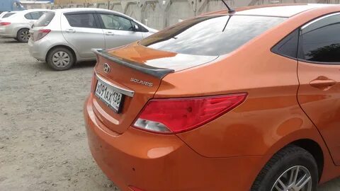 Спойлер на солярис