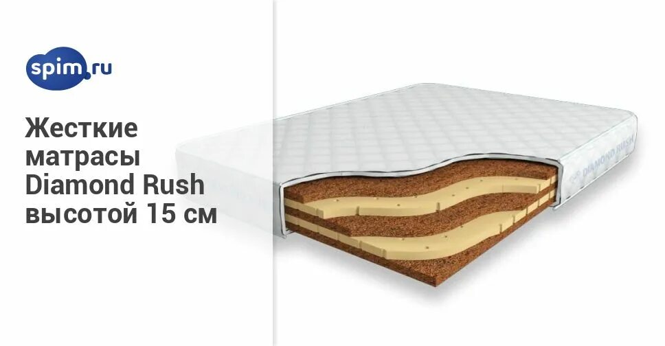 высота матраса 15 см