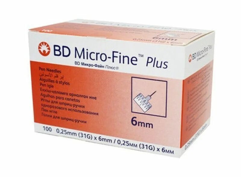 Иглы микрофайн. Игла для шприц-ручек bd micro-fine plus 31g (0.25 мм х 5 мм), 100 шт.. иглы bd micro-fine plus 0,25 мм (31g) х 6 мм. иглы bd micro-fine plus 0,25 мм (31g) х 6 мм 100 шт. бектон диккинсон. иглы для шприц-ручки bd micro-fine plus 31g.