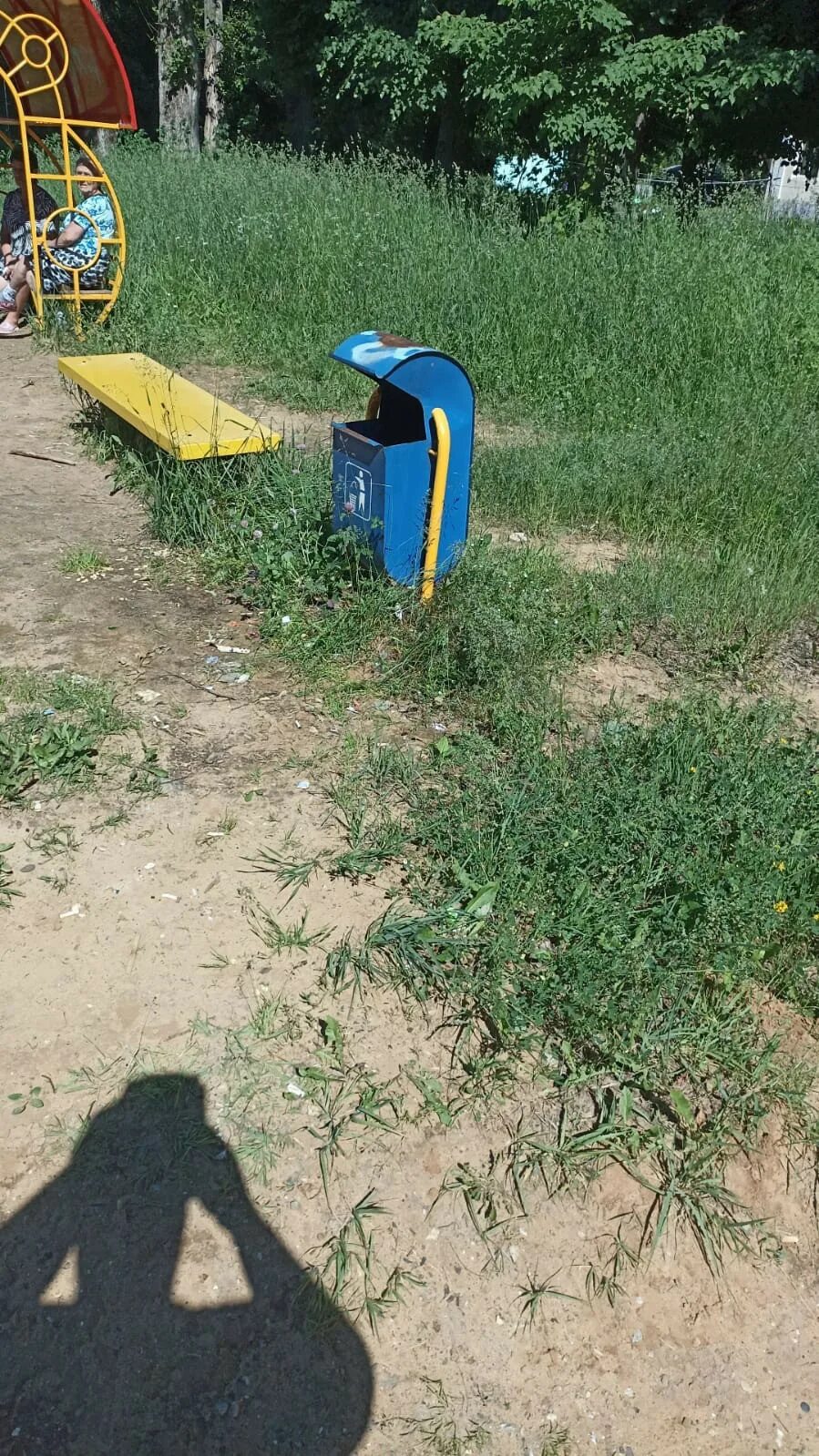 Площадку убирают