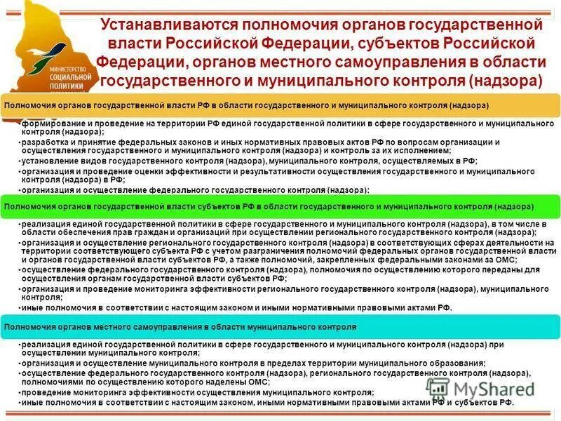 Сфера реализации муниципальной власти. Полномочия органов государственной власти. полномочия органов гос власти. муниципальный контроль надзор. закон о государственном и муниципальном контроле.