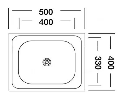 Мойка ширина 40