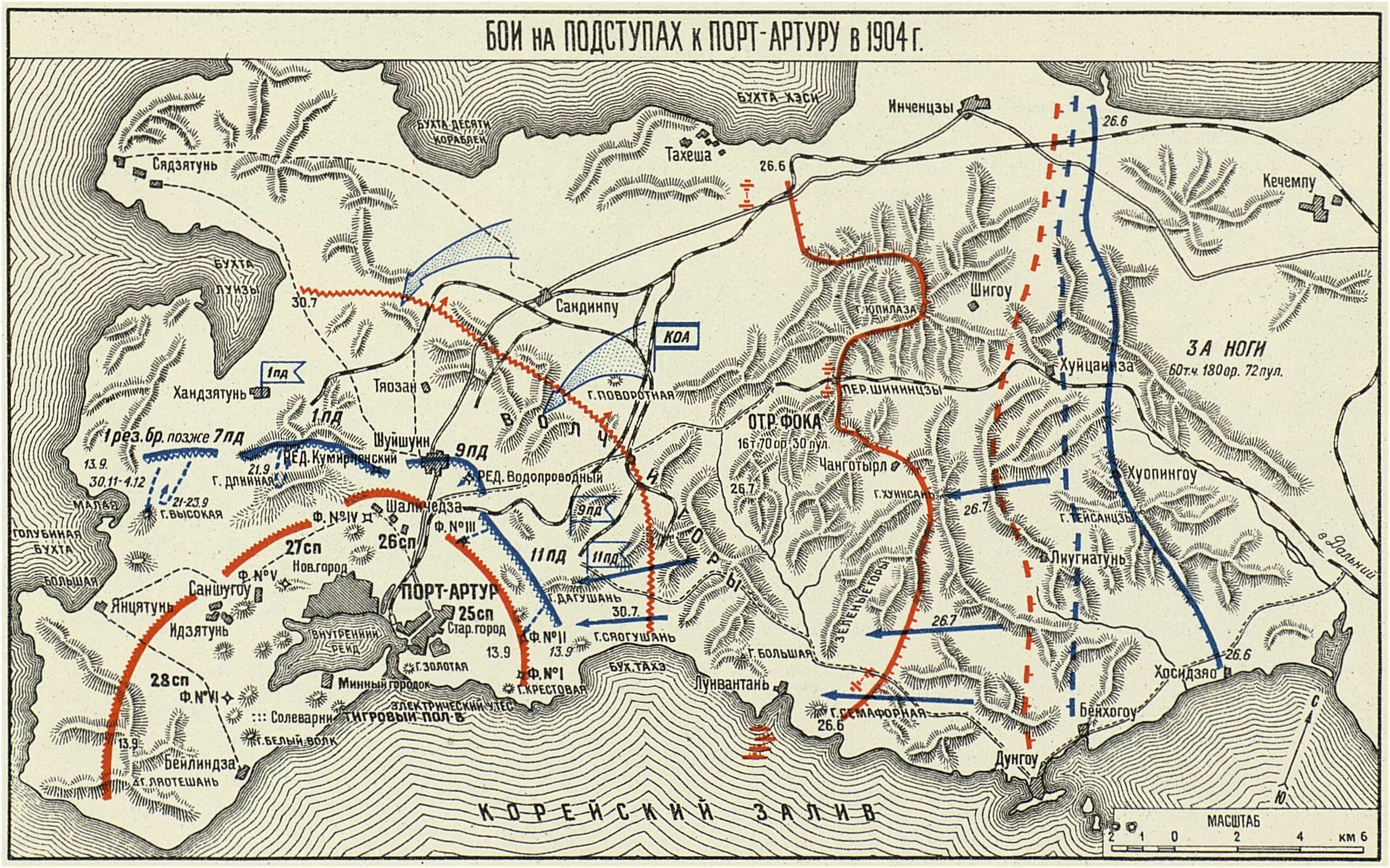 Карта обороны порт-Артура 1904. Схема обороны порт-Артура 1904. Карта п истории