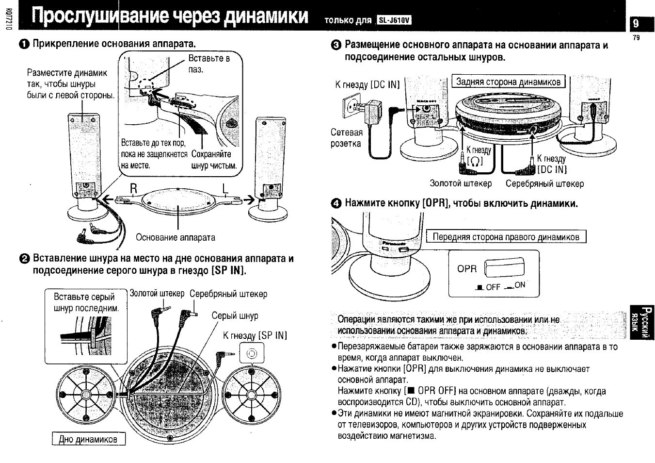 Dynamic инструкция. Panasonic SL-sv570 инструкция на русском. Динамик инструкция. Как включить Panasonic SL-sv570. Panasonic 12 инструкция.