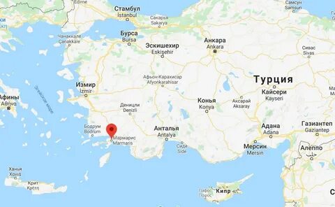 Северная турция на карте