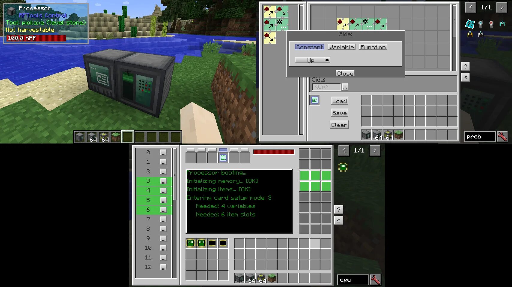 Controlling 1.12. COMPUTERCRAFT программы для реактора. Модемы COMPUTERCRAFT. RFTOOLS крафты угольного генератора.