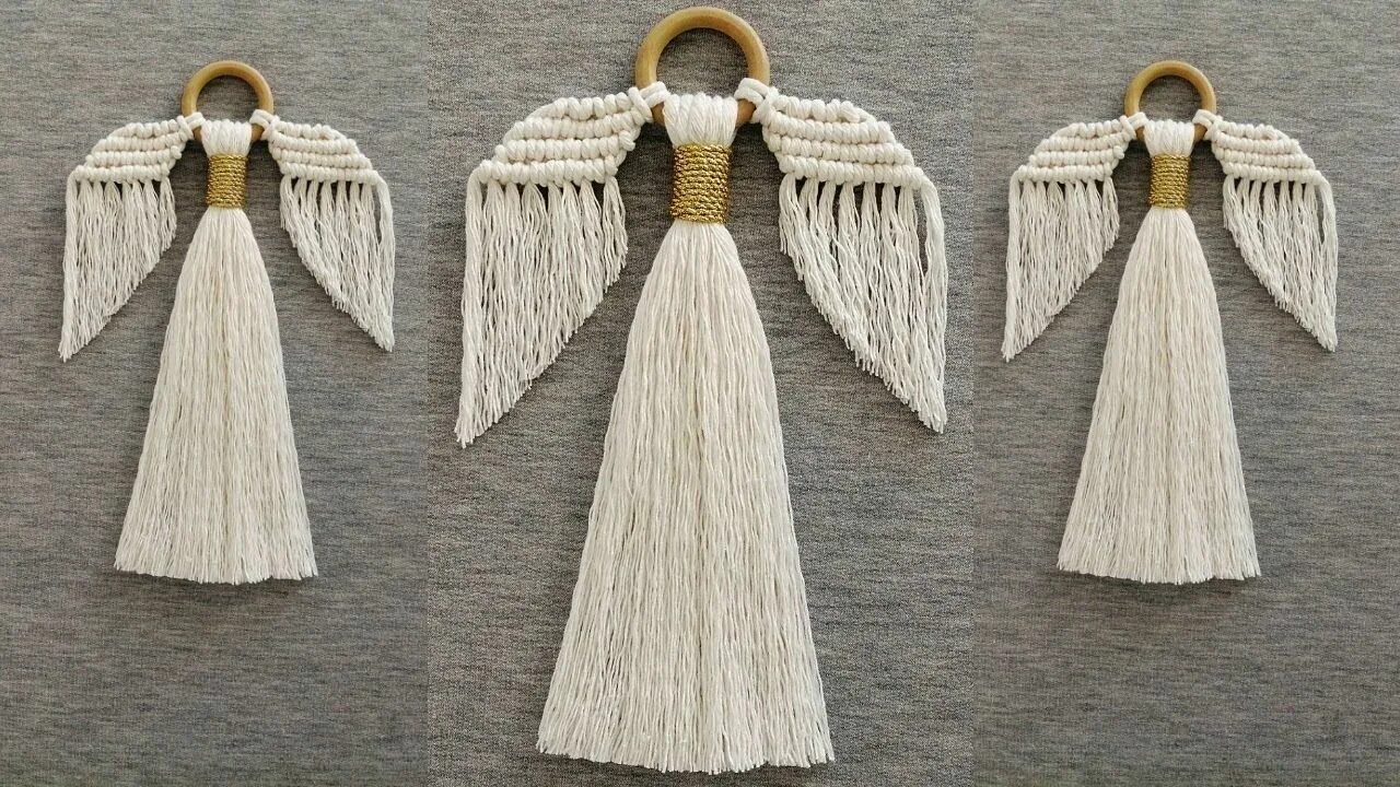 Новогодние украшения макраме. Ангел макраме. Ангел макраме мастер. Макраме сова. Ангел макраме мастер.