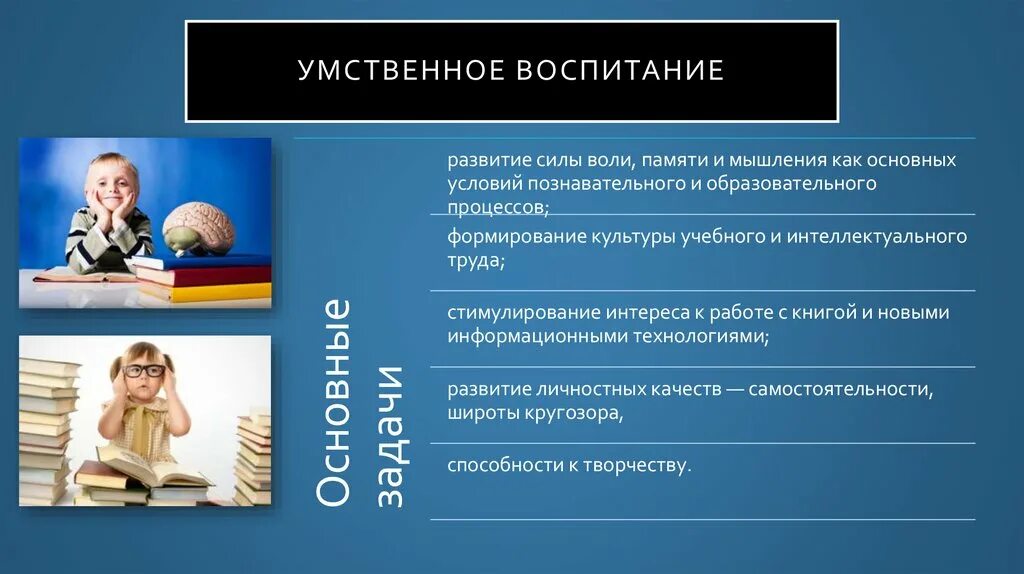 Умственное воспитание это в педагогике. Интеллектуальное воспитание это в педагогике. Умственное воспитание презентация. Презентация на тему умственное воспитание.