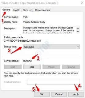 Volume shadow service