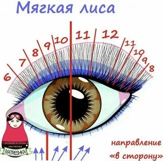 Схема на патчах наращивание ресниц