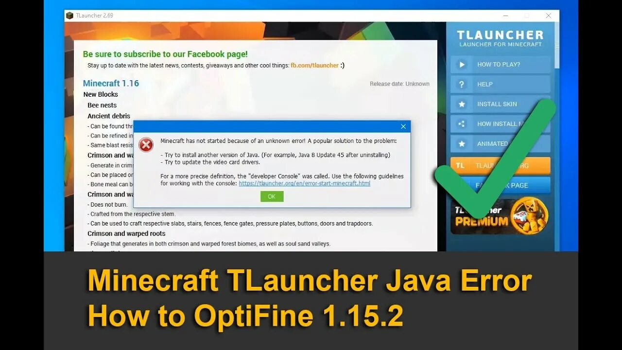 Tlauncher java error. Tlauncher java error