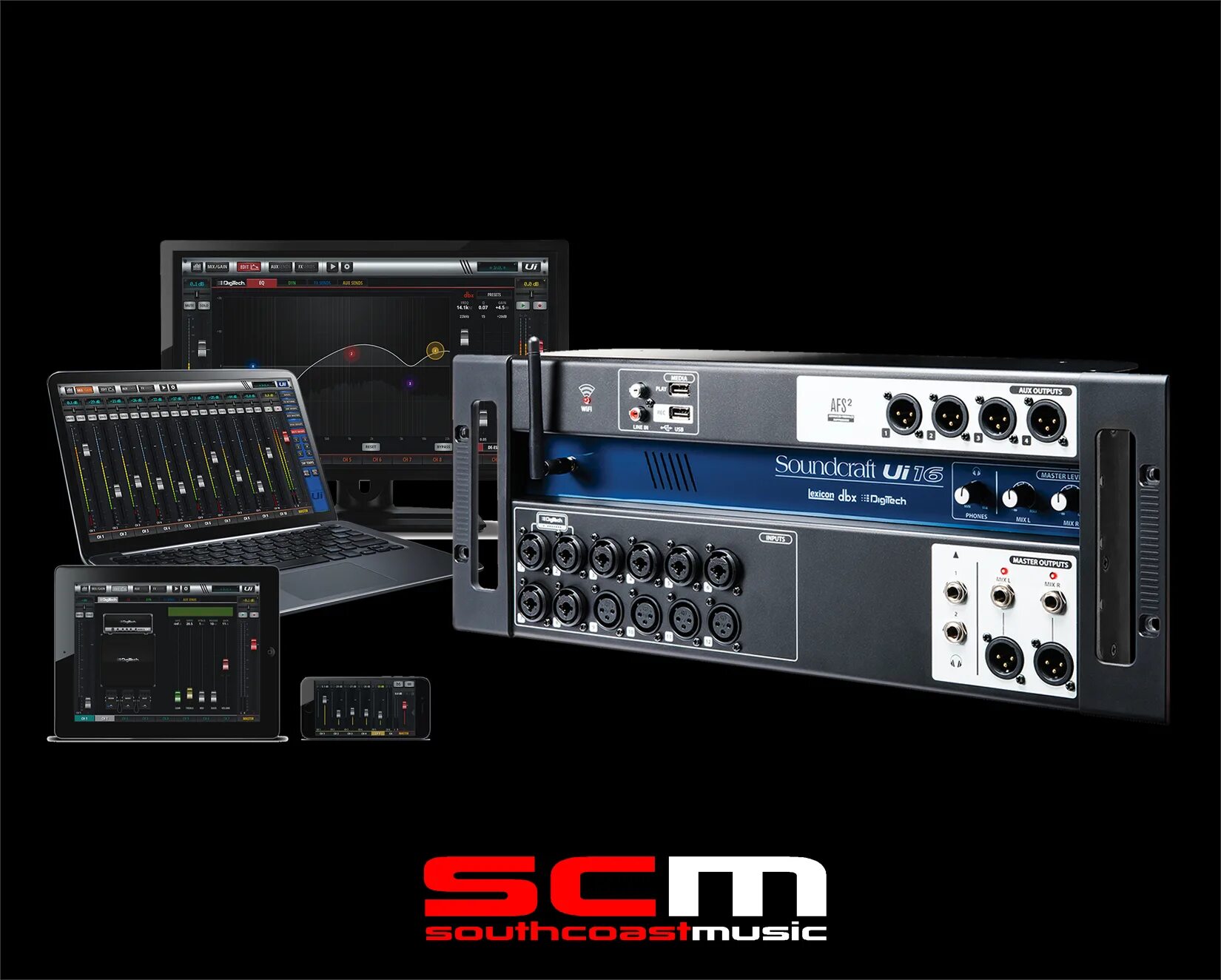 Soundcraft ui16. Soundcraft ui16 digital mixer. кейс для soundcraft ui16. цифровой пульт soundcraft ui16.
