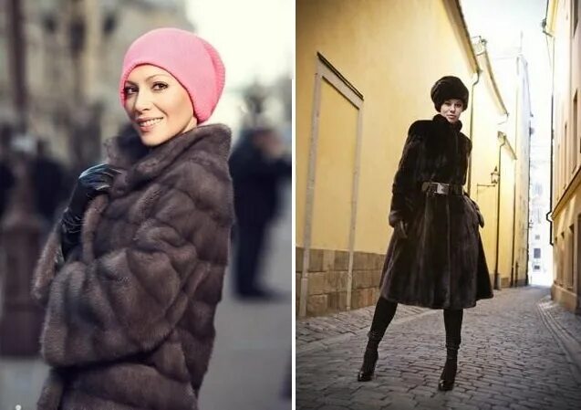 Какую шапку носить с шубой из норки