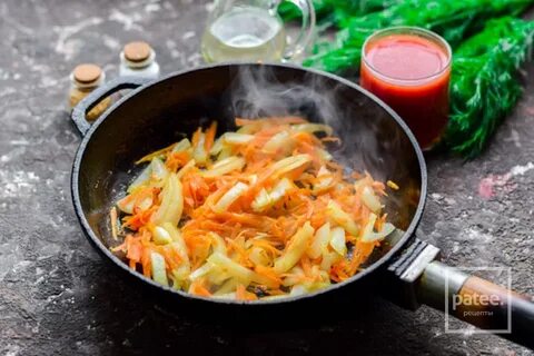 Минтай с овощами на сковороде самый вкусный